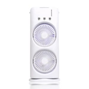 Rechargeable Double-Tiered Spray - Portable Humidifier Fan